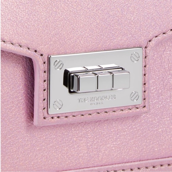 The Kooples Emily Iridescent Crossbody Bag Made in Italy New/Dust Bag Leather - Picture 16 of 16